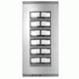 HPP/12D GH - 12-кнопочная дополнительная панель Targha, цвет светло-серый